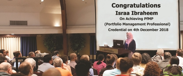 Congratulations Israa On Achieving PfMP..!